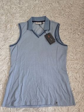 KJUS Bailey V-Neck Polo Shirt - UPF 50+, Sleeveless